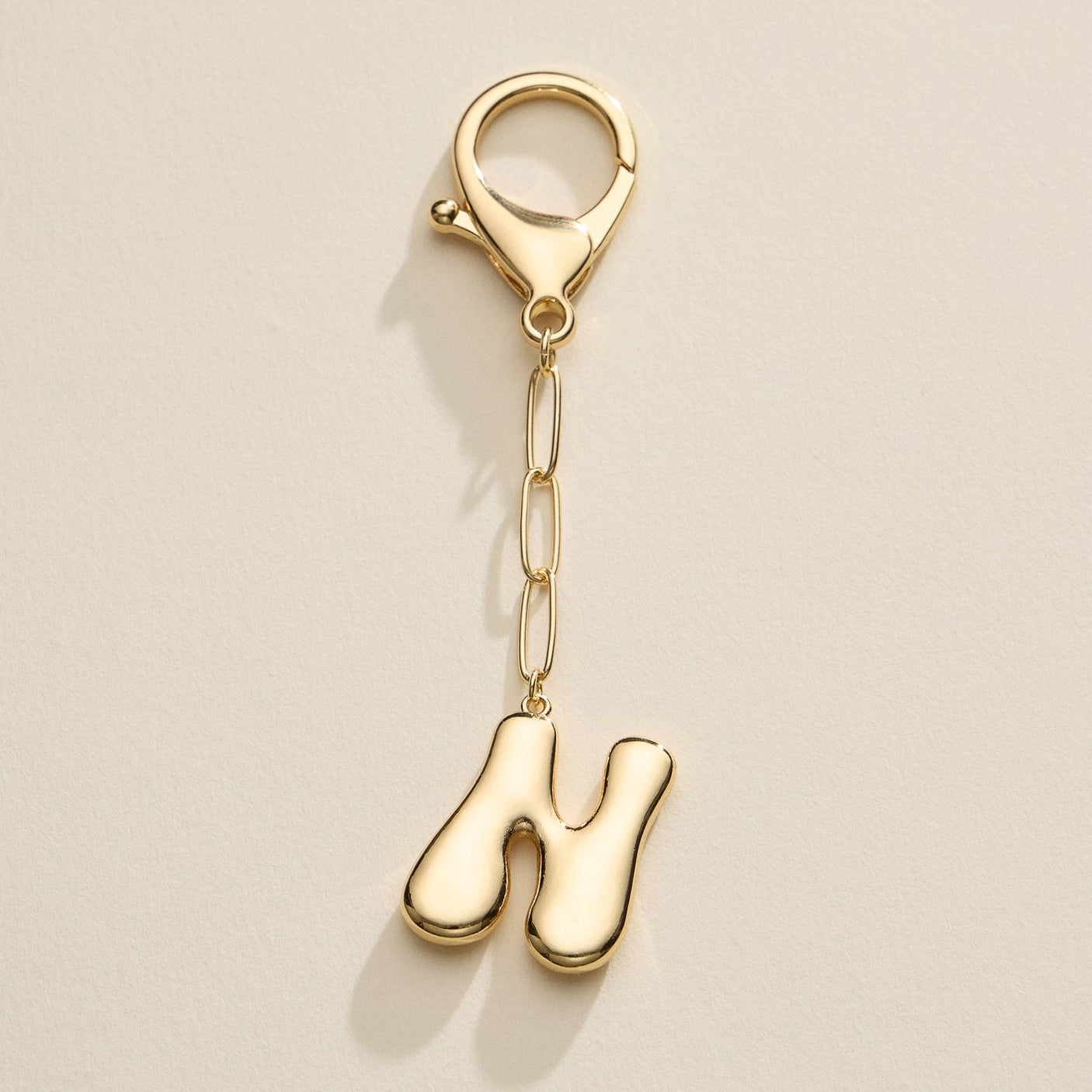 Bubble Letter Keychain