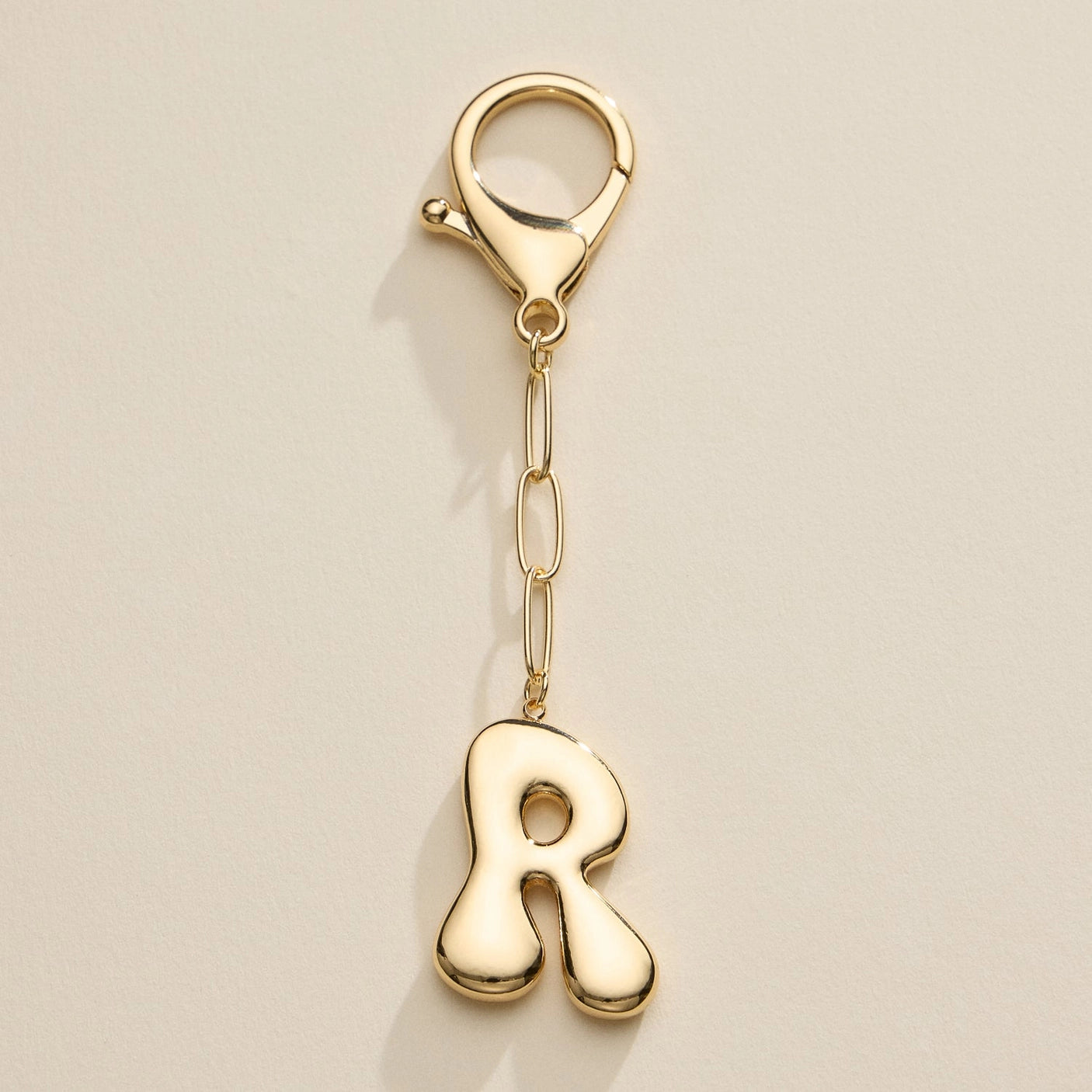 Bubble Letter Keychain