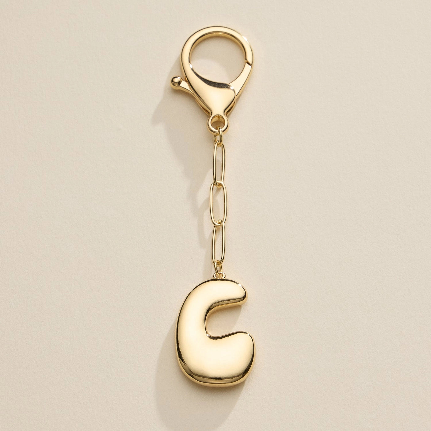 Bubble Letter Keychain