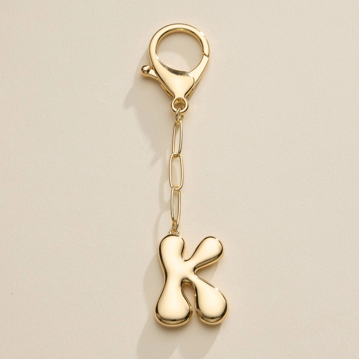 Bubble Letter Keychain