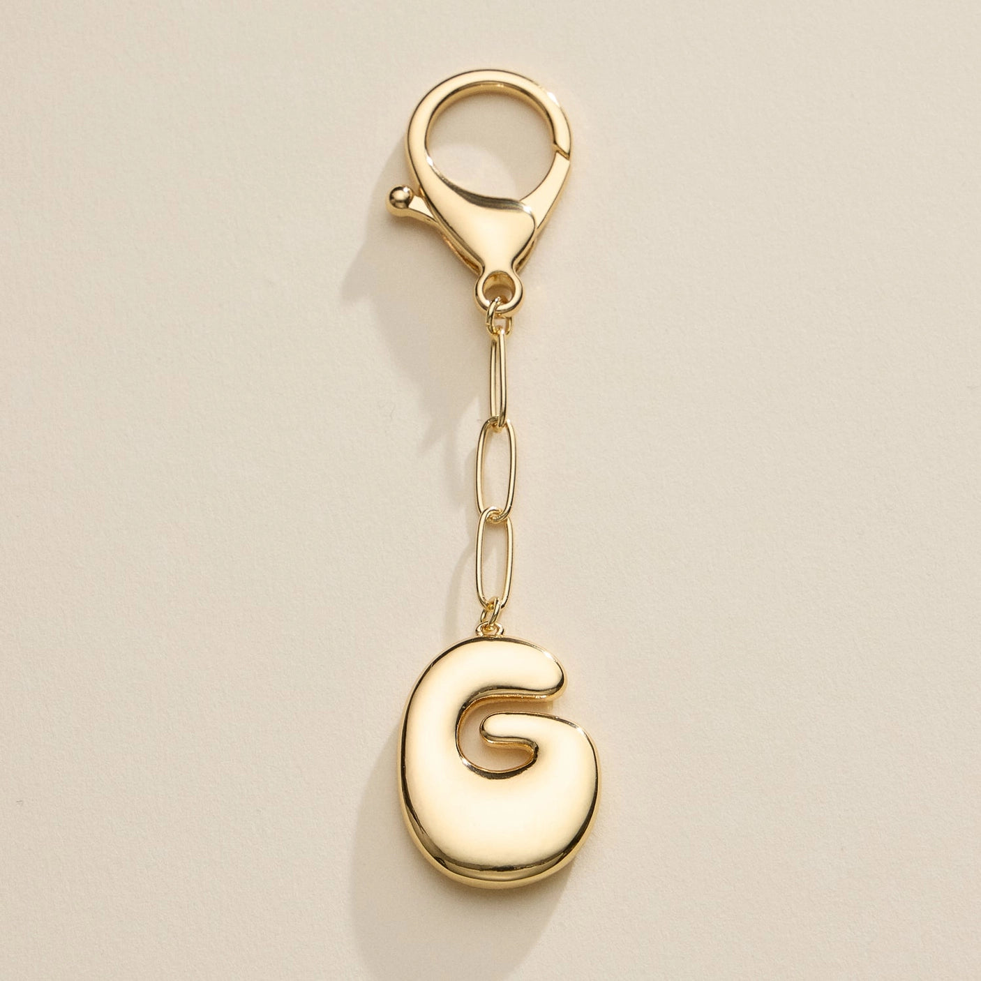 Bubble Letter Keychain