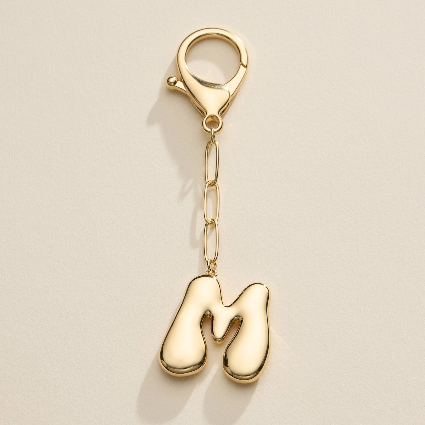 Bubble Letter Keychain