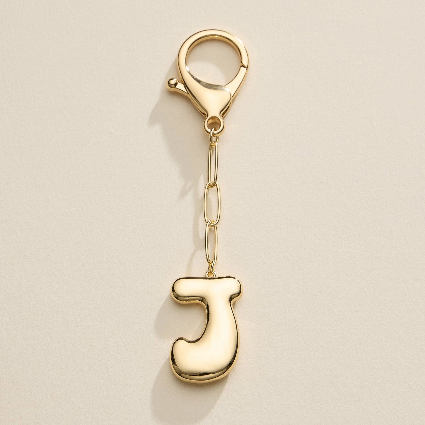 Bubble Letter Keychain
