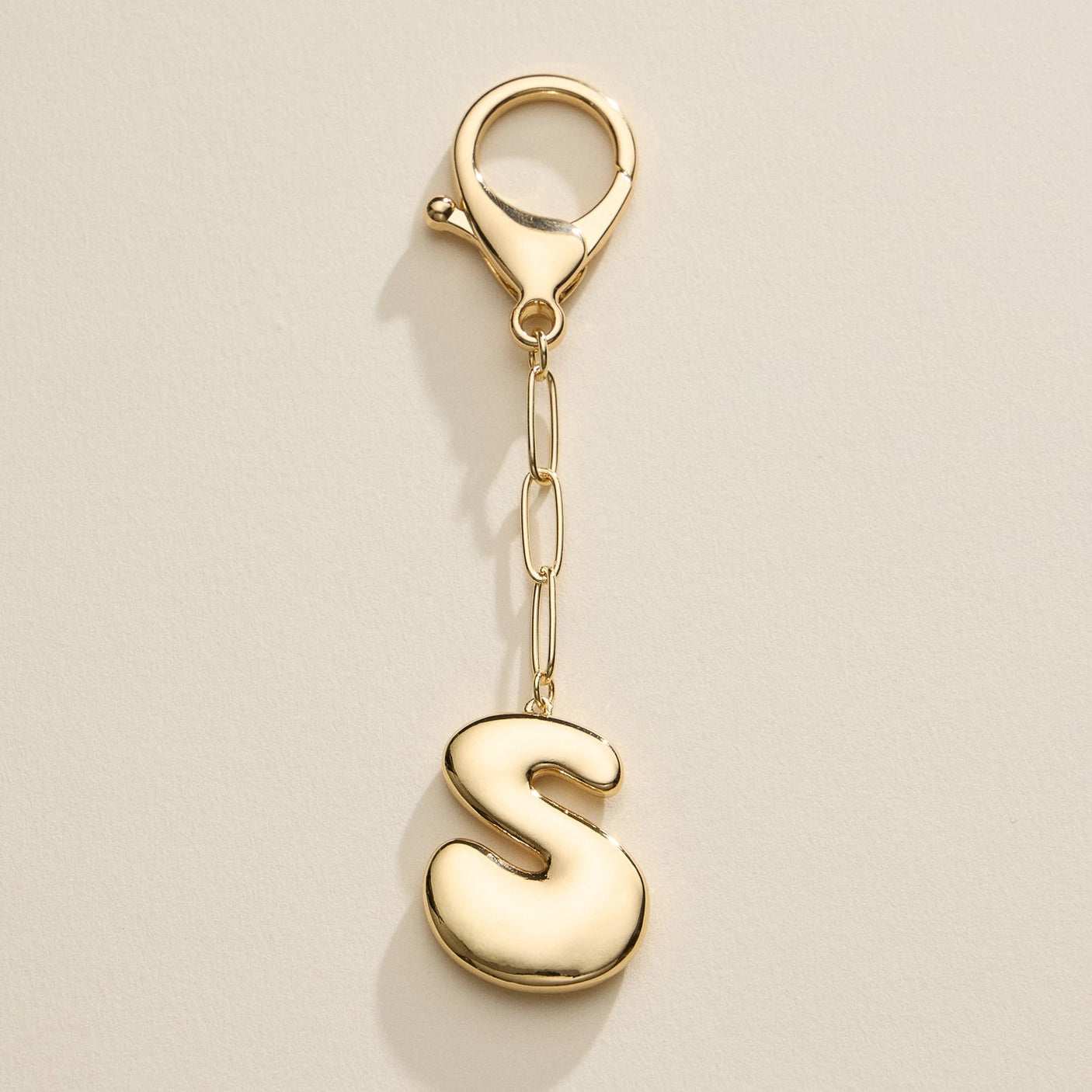 Bubble Letter Keychain