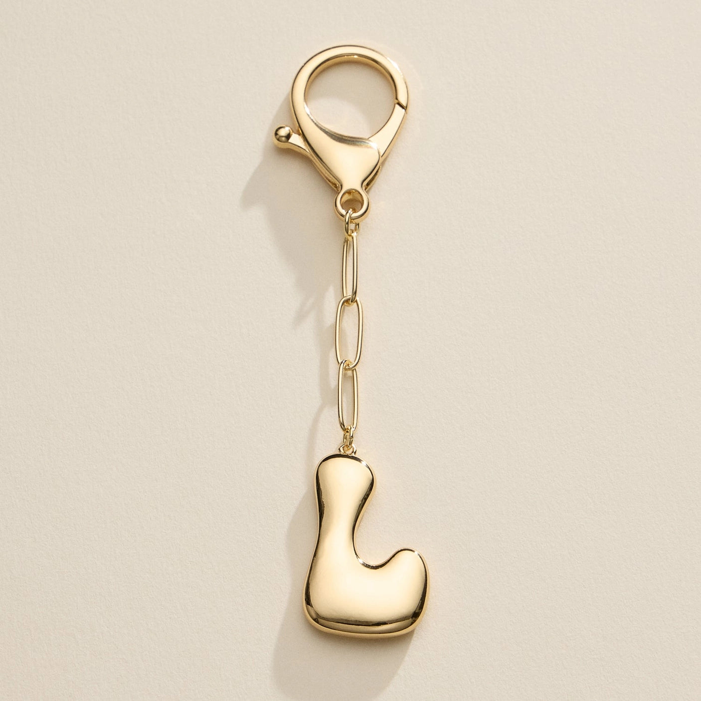 Bubble Letter Keychain