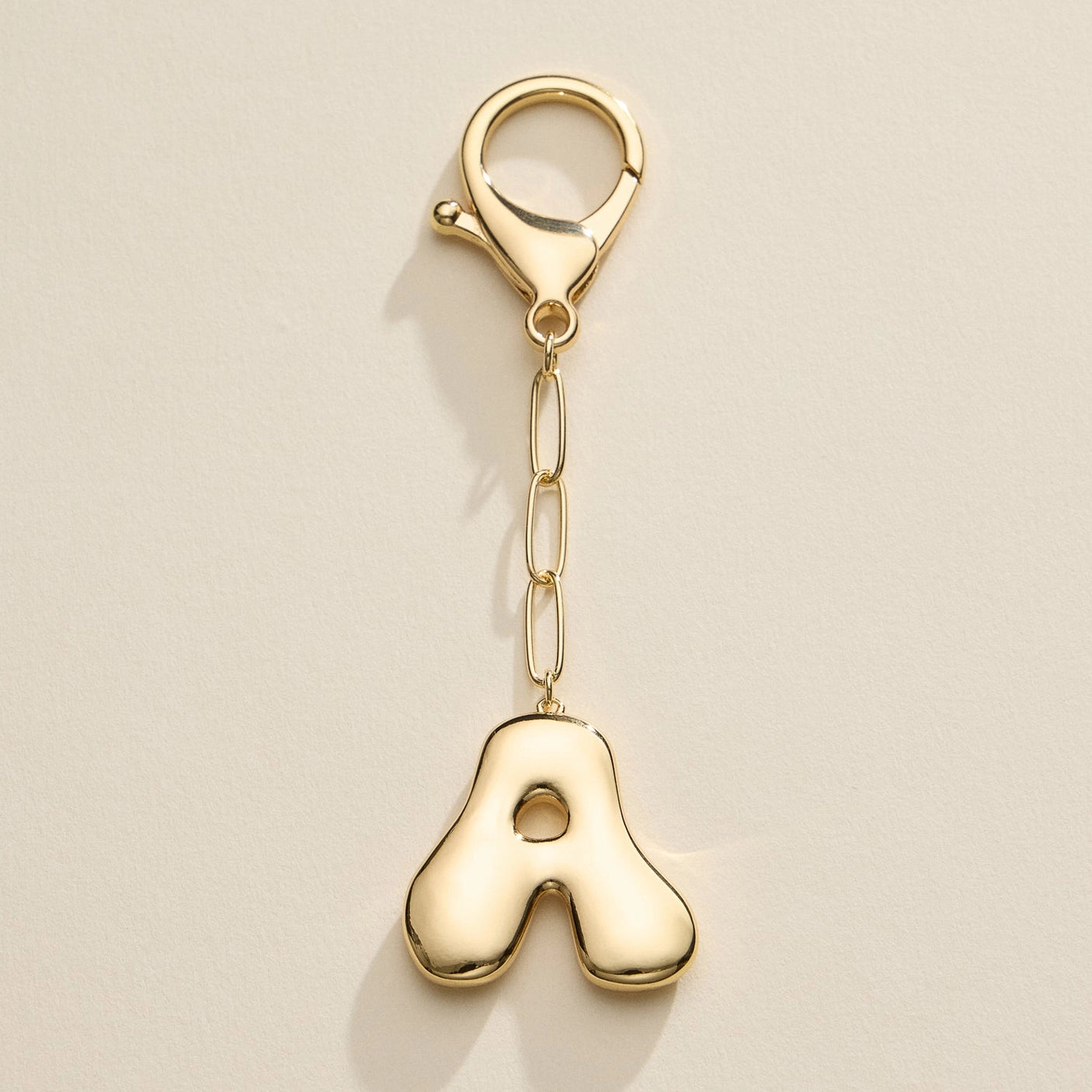 Bubble Letter Keychain