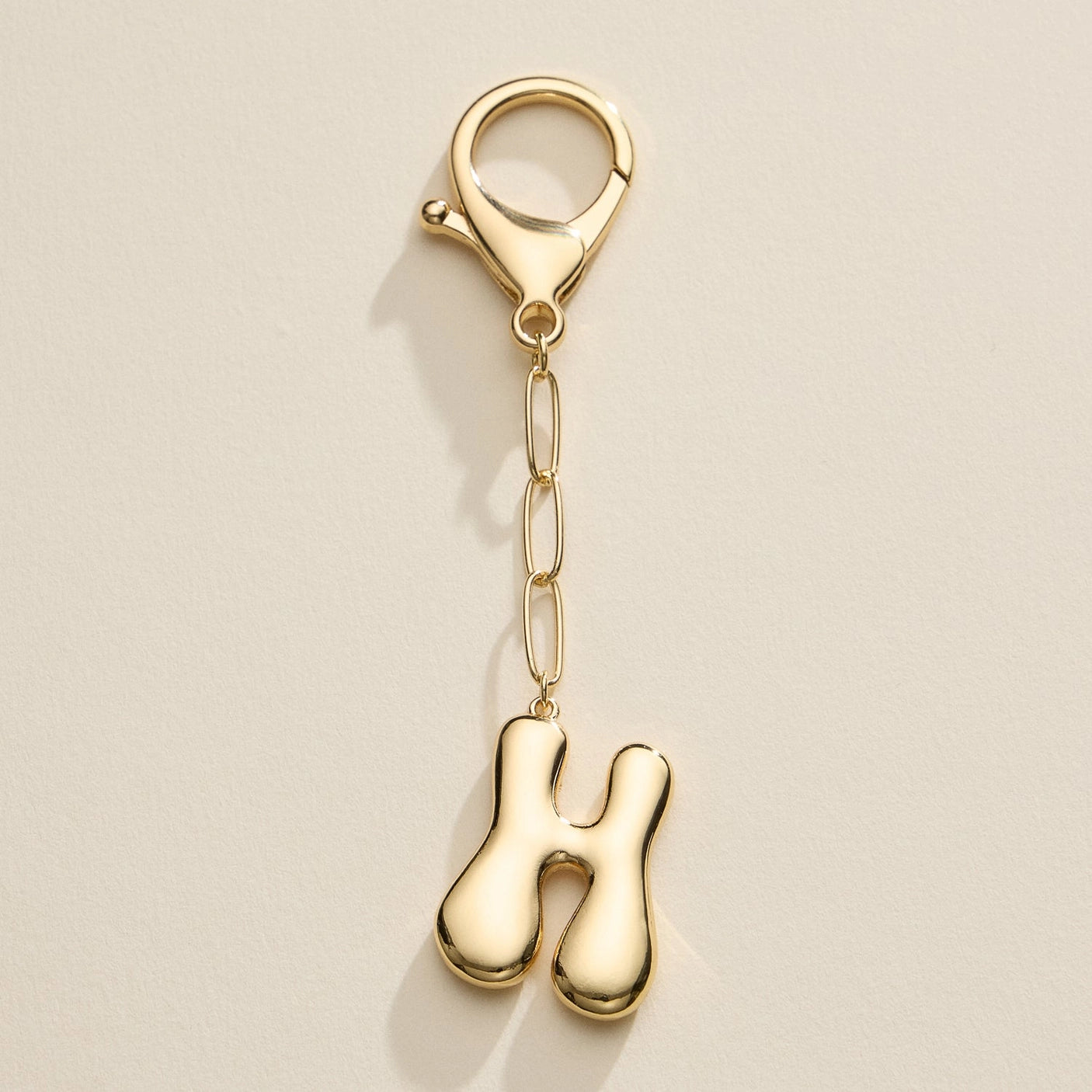 Bubble Letter Keychain