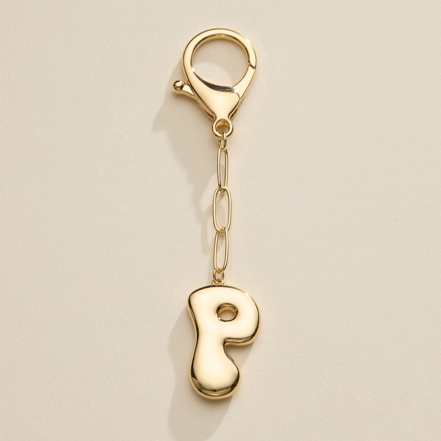 Bubble Letter Keychain