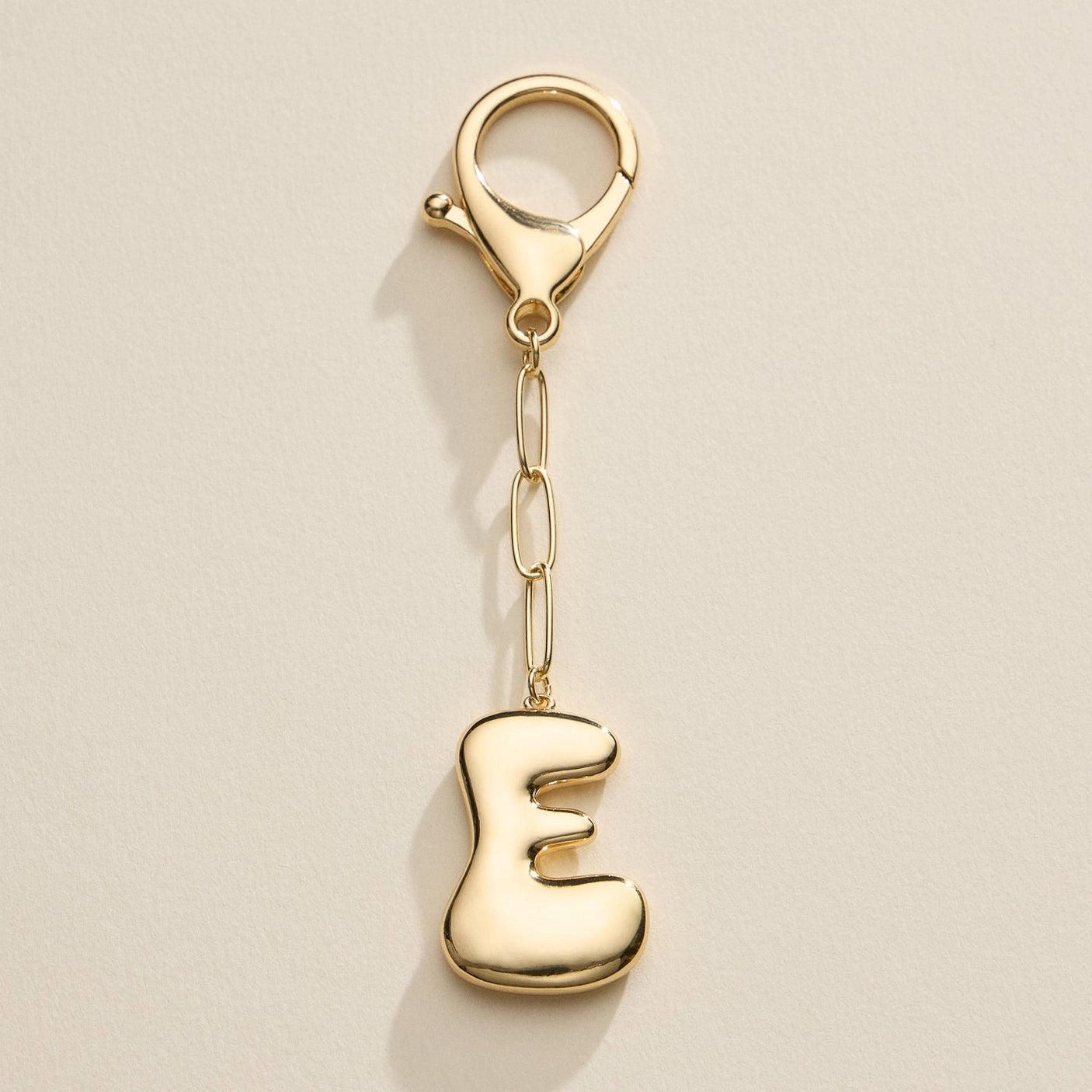 Bubble Letter Keychain